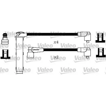 VALEO 346237 - Kit de câbles d'allumage