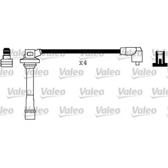 Kit de câbles d'allumage VALEO 346239
