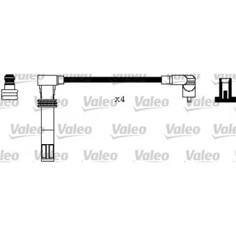 Kit de câbles d'allumage VALEO 346240