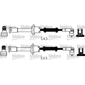 Kit de câbles d'allumage VALEO OEM 60564150