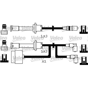 VALEO 346249 - Kit de câbles d'allumage