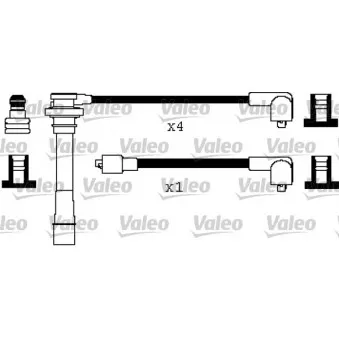 Kit de câbles d'allumage VALEO 346250