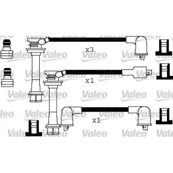 Kit de câbles d'allumage VALEO 346252