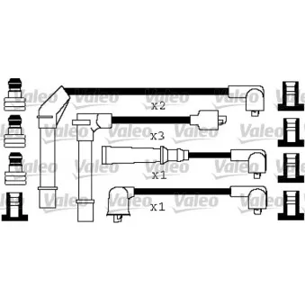 Kit de câbles d'allumage VALEO 346253