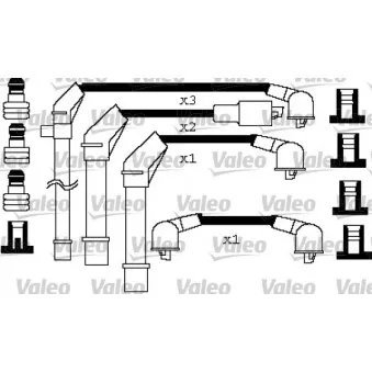 VALEO 346256 - Kit de câbles d'allumage