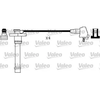 VALEO 346257 - Kit de câbles d'allumage
