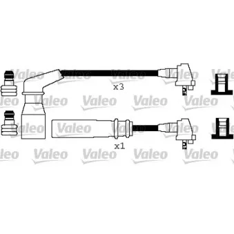 Kit de câbles d'allumage VALEO OEM 9091922329