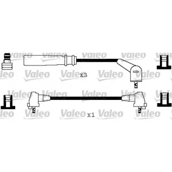 Kit de câbles d'allumage VALEO 346267