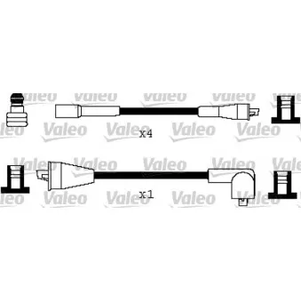 VALEO 346270 - Kit de câbles d'allumage