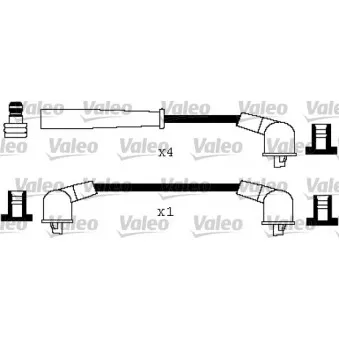 Kit de câbles d'allumage VALEO 346278