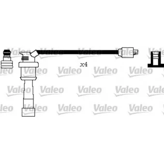 Kit de câbles d'allumage VALEO 346282