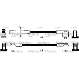 VALEO 346284 - Kit de câbles d'allumage