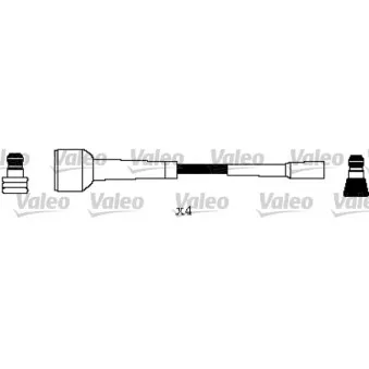 VALEO 346286 - Kit de câbles d'allumage