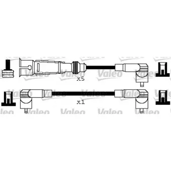 VALEO 346296 - Kit de câbles d'allumage