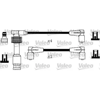 Kit de câbles d'allumage VALEO OEM 1612505