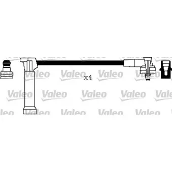 VALEO 346301 - Kit de câbles d'allumage