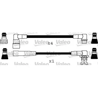 VALEO 346304 - Kit de câbles d'allumage