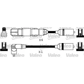 VALEO 346317 - Kit de câbles d'allumage
