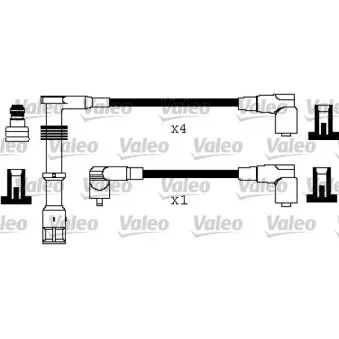 VALEO 346319 - Kit de câbles d'allumage