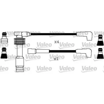 VALEO 346321 - Kit de câbles d'allumage