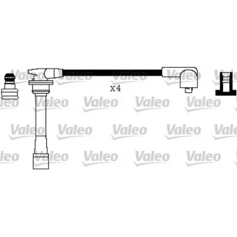 Kit de câbles d'allumage VALEO OEM 2750123B01