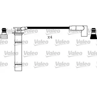 VALEO 346335 - Kit de câbles d'allumage