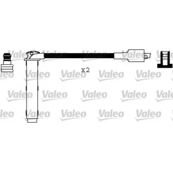 VALEO 346337 - Kit de câbles d'allumage