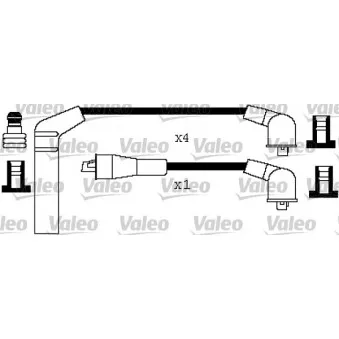 Kit de câbles d'allumage VALEO OEM 2750132C00