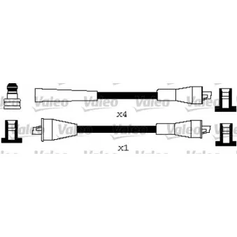 VALEO 346356 - Kit de câbles d'allumage