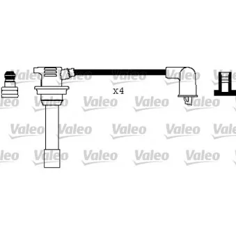 VALEO 346364 - Kit de câbles d'allumage