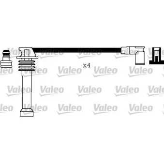 VALEO 346367 - Kit de câbles d'allumage