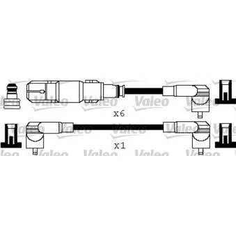 VALEO 346369 - Kit de câbles d'allumage