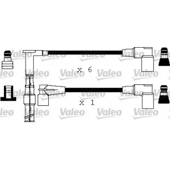 VALEO 346376 - Kit de câbles d'allumage