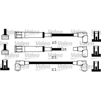 Kit de câbles d'allumage VALEO OEM 12121716939