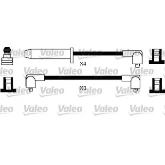 VALEO 346397 - Kit de câbles d'allumage