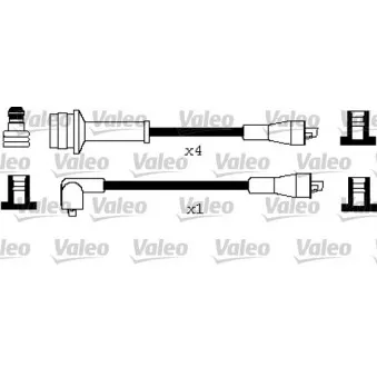 Kit de câbles d'allumage VALEO 346398