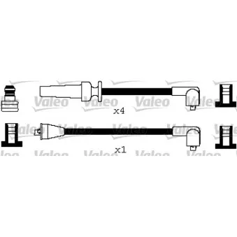 Kit de câbles d'allumage VALEO 346400