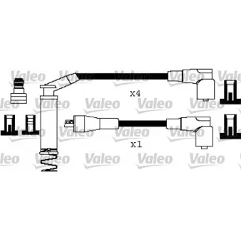 Kit de câbles d'allumage VALEO OEM 1612557