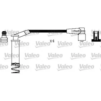 Kit de câbles d'allumage VALEO OEM 1612592