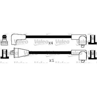 Kit de câbles d'allumage VALEO [346410]