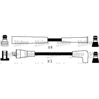 Kit de câbles d'allumage VALEO OEM 1063611