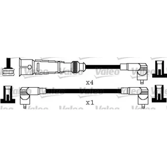 VALEO 346416 - Kit de câbles d'allumage