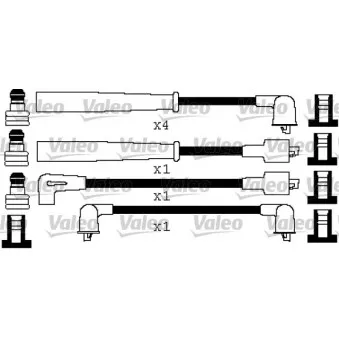 Kit de câbles d'allumage VALEO 346422