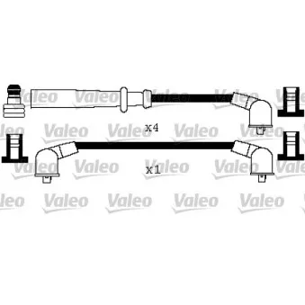 VALEO 346436 - Kit de câbles d'allumage