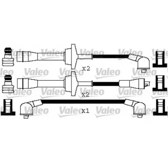 Kit de câbles d'allumage VALEO OEM 9091921287