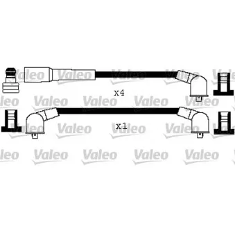 Kit de câbles d'allumage VALEO 346440