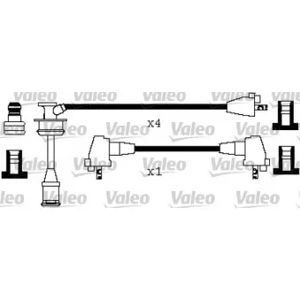 VALEO 346444 - Kit de câbles d'allumage