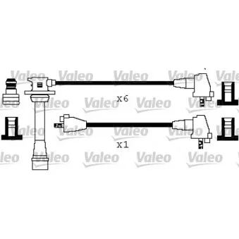 VALEO 346448 - Kit de câbles d'allumage
