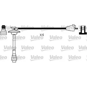 Kit de câbles d'allumage VALEO OEM 49856