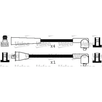 VALEO 346476 - Kit de câbles d'allumage